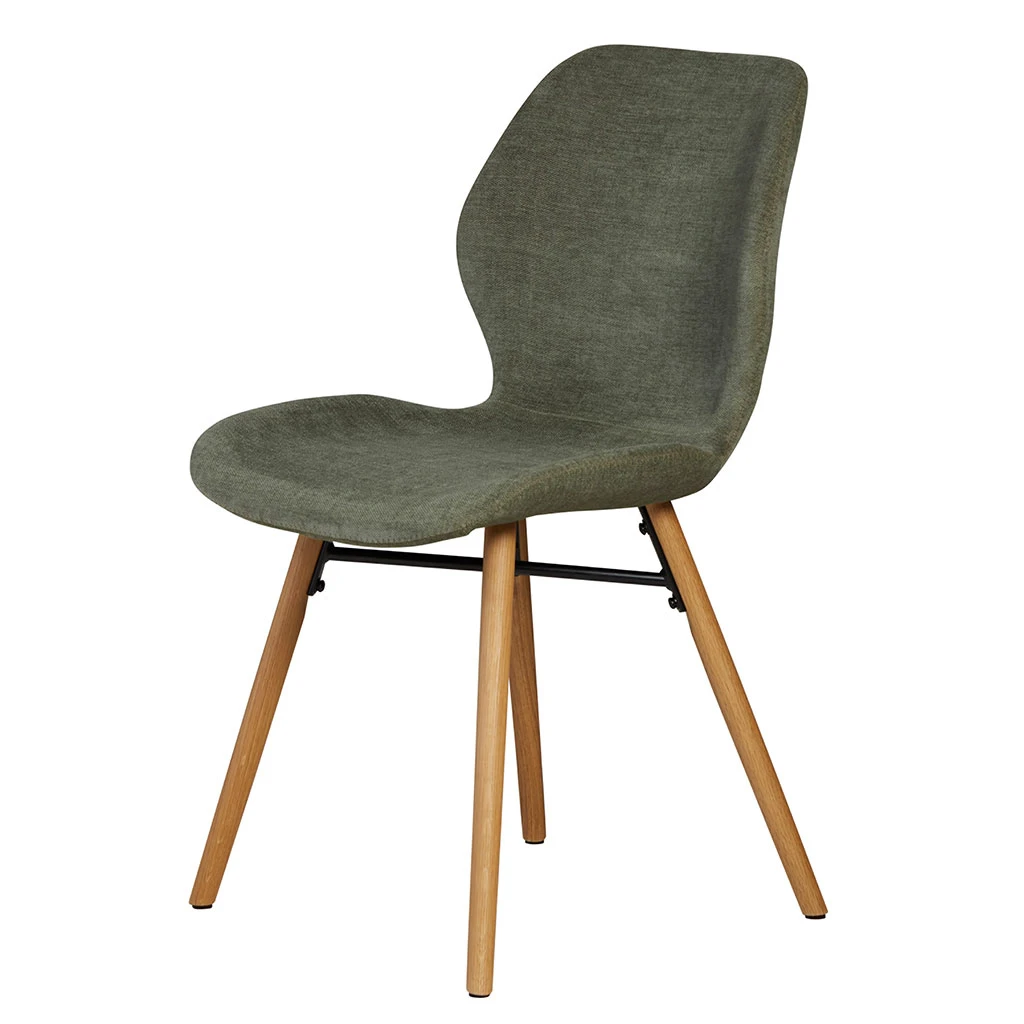 Chaise Salle à Manger En Tissu Soft Touch Vert Bouteillle - Keri 2 Chaise Salle à Manger En Tissu Soft Touch Vert Bouteillle - Keri – Image 2