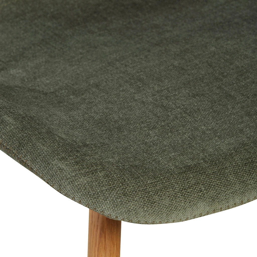 Chaise Salle à Manger En Tissu Soft Touch Vert Bouteillle - Keri 5 Chaise Salle à Manger En Tissu Soft Touch Vert Bouteillle - Keri – Image 5