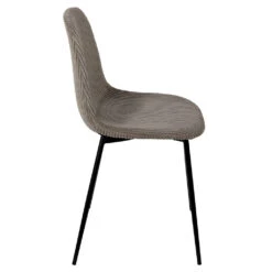 Chaise Salle à Manger En Velours Côtelé Taupe - Scarlett 7 Chaise Salle à Manger En Velours Côtelé Taupe - Scarlett -Magasin Général Pour La Maison chaise salle a manger en velours cotele taupe scarlett 673380 673380 FRN03 WEB 2