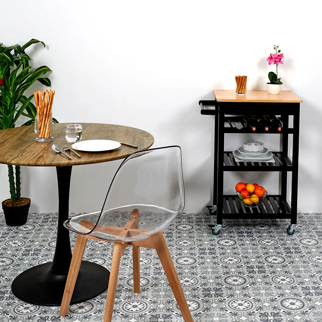 Chaise Salle à Manger Scandinave Transparente 2 Chaise Salle à Manger Scandinave Transparente – Image 2