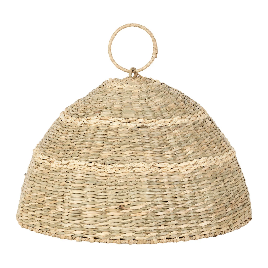 Cloche En Jonc De Mer Naturel D35cm - Recif 1 Cloche En Jonc De Mer Naturel D35cm - Recif