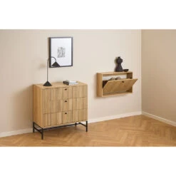 Commode 3 Tiroirs En Bois Naturel H81cm - Albany 18 Commode 3 Tiroirs En Bois Naturel H81cm - Albany -Magasin Général Pour La Maison commode 3 tiroirs en bois naturel h81cm albany 698994 698994 FRN09 WEB 1