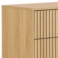 Commode 4 Tiroirs En Bois Naturel H100cm - Albany 12 Commode 4 Tiroirs En Bois Naturel H100cm - Albany -Magasin Général Pour La Maison commode 4 tiroirs en bois naturel h100cm albany 698993 698993 FRN05 WEB 1