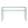 Console 1 étagère En Verre Trempé - Adela