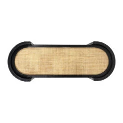 Console 2 Niveaux En Rotin Et Bambou Noir - Saori 8 Console 2 Niveaux En Rotin Et Bambou Noir - Saori -Magasin Général Pour La Maison console 2 niveaux en rotin et bambou noir saori 78257 78257 DET04 WEB