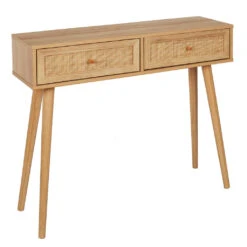 Console 2 Tiroirs En Bois Naturel - Baia 8 Console 2 Tiroirs En Bois Naturel - Baia -Magasin Général Pour La Maison console 2 tiroirs en bois naturel baia 633652 633652 FRN02 WEB 1