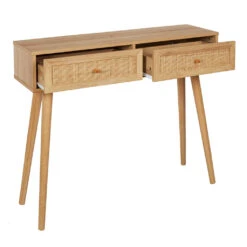 Console 2 Tiroirs En Bois Naturel - Baia 9 Console 2 Tiroirs En Bois Naturel - Baia -Magasin Général Pour La Maison console 2 tiroirs en bois naturel baia 633652 633652 FRN03 WEB 1
