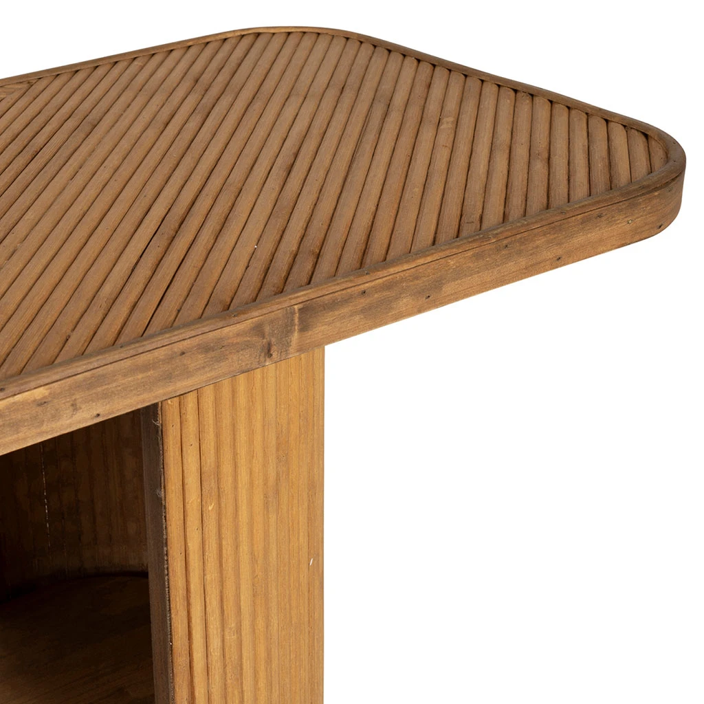 Console En Bambou Et Sapin Naturel - Saori 3 Console En Bambou Et Sapin Naturel - Saori – Image 3