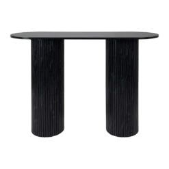 Console En Bois Noir - Saori