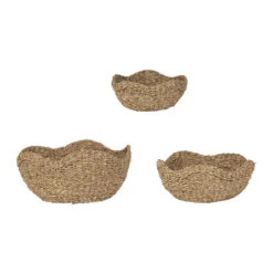 Corbeille (x3) En Jonc De Mer - Recif