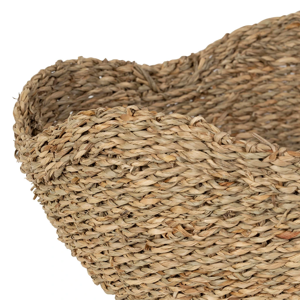 Corbeille (x3) En Jonc De Mer - Recif 4 Corbeille (x3) En Jonc De Mer - Recif – Image 4