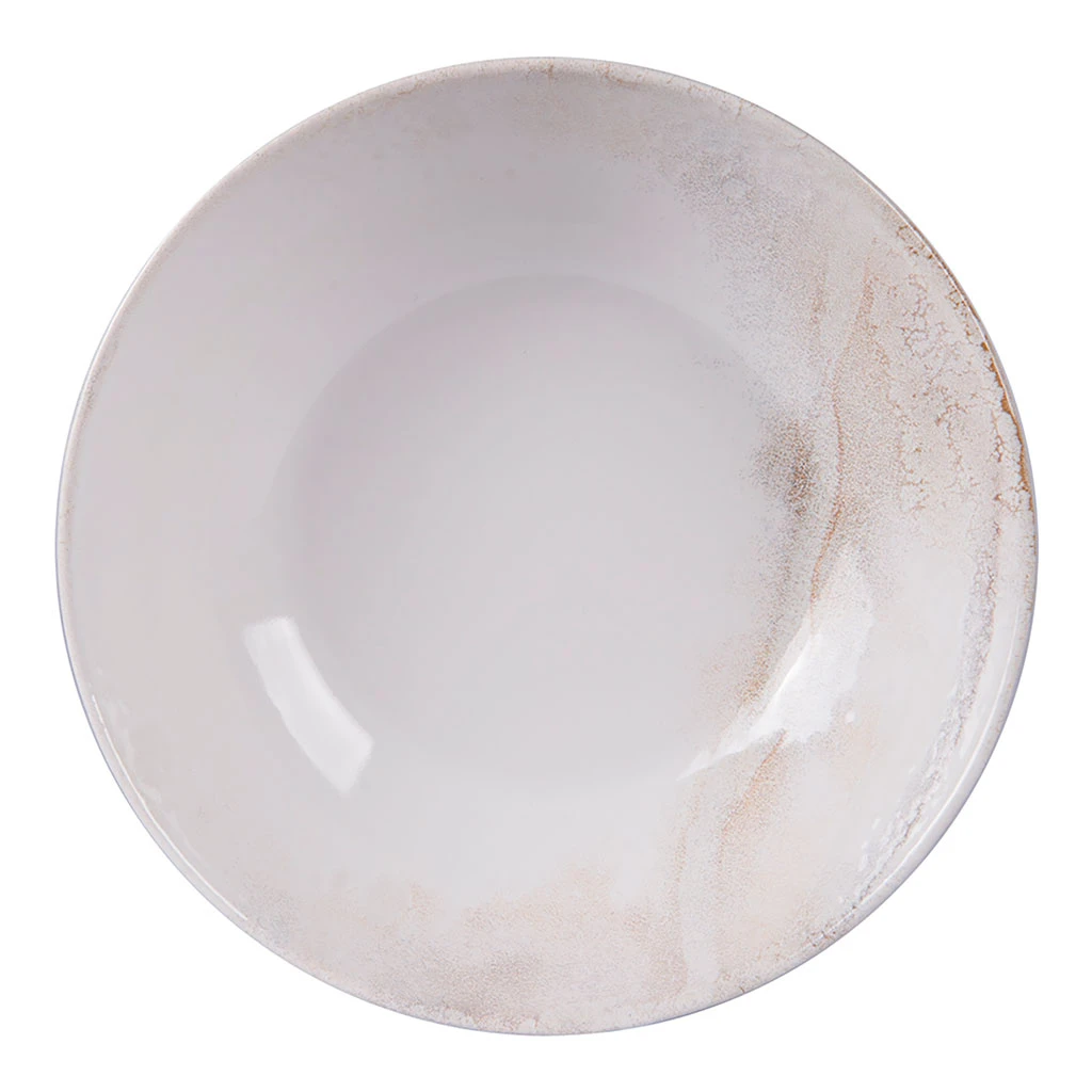 Coupelle En Grès Blanc D17cm - Mojave 1 Coupelle En Grès Blanc D17cm - Mojave