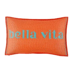 Coussin Extérieur "Bella Vita" Corail 50x30cm - Palma