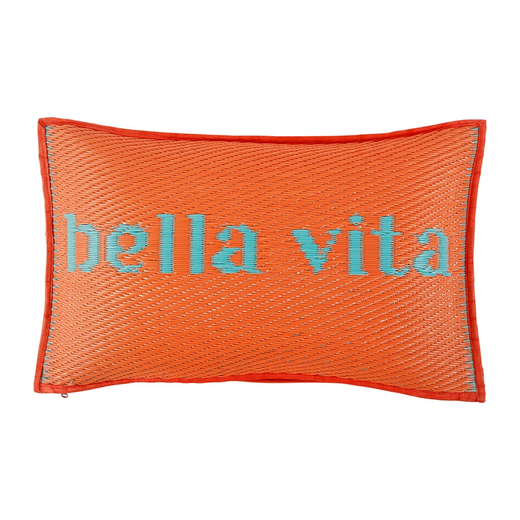 Coussin Extérieur "Bella Vita" Corail 50x30cm - Palma 1 Coussin Extérieur "Bella Vita" Corail 50x30cm - Palma