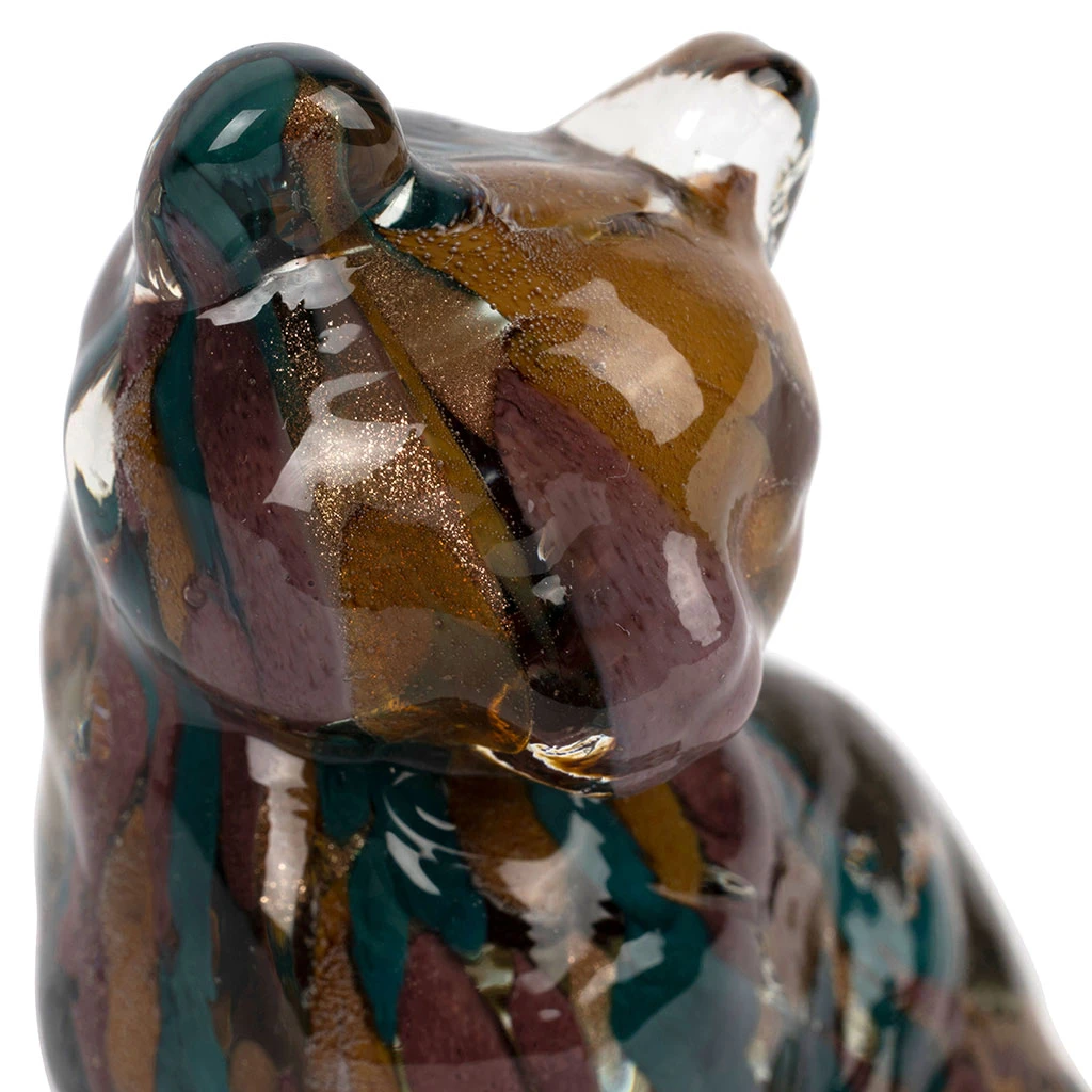 Deco Chat En Verre Multicolore - Felin 3 Deco Chat En Verre Multicolore - Felin – Image 3