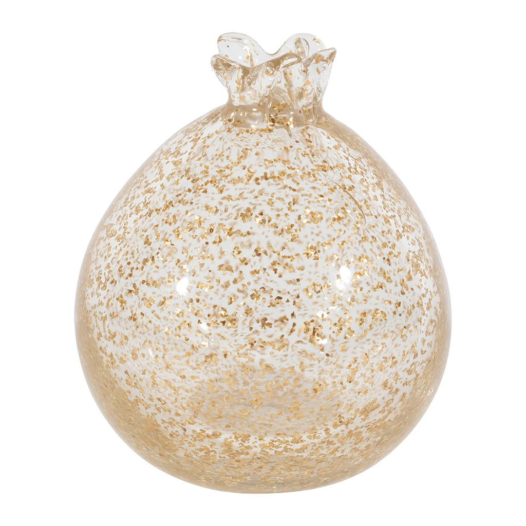 Deco Grenade En Verre Doré - Grenadier 1 Deco Grenade En Verre Doré - Grenadier