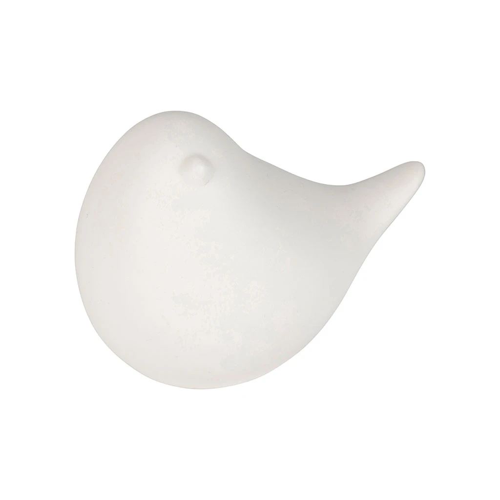 Deco Led Oiseau En Porcelaine Blanc H7cm - Ilobo 2 Deco Led Oiseau En Porcelaine Blanc H7cm - Ilobo – Image 2