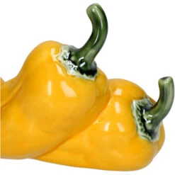 Déco Piment En Porcelaine Jaune -Magasin Général Pour La Maison deco piment en porcelaine jaune 686206 686206 FRN03 WEB