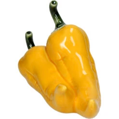 Déco Piment En Porcelaine Jaune -Magasin Général Pour La Maison deco piment en porcelaine jaune 686206 686206 FRN04 WEB