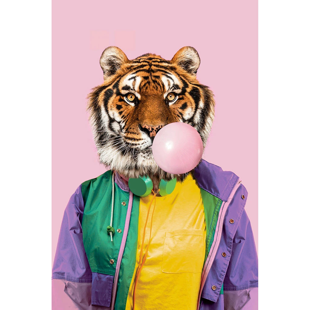 Decoration Murale Fantasia Tiger 80x120cm 1 Decoration Murale Fantasia Tiger 80x120cm