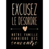 Decoration Murale Noir 30x40cm - Wording Desordre
