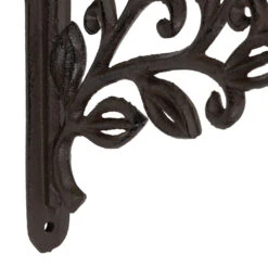 Équerre En Fonte Laurier Brun 18x20cm -Magasin Général Pour La Maison equerre en fonte laurier brun 18x20cm 202133 202133 DET03 WEB