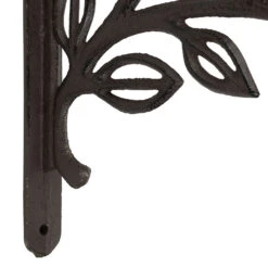 Équerre En Fonte Laurier Brun 25x23cm 7 Équerre En Fonte Laurier Brun 25x23cm -Magasin Général Pour La Maison equerre en fonte laurier brun 25x23cm 202134 202134 DET03 WEB