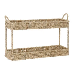 Etagere 2 Niveaux En Jonc De Mer Naturel H26.5cm - Borneo 6 Etagere 2 Niveaux En Jonc De Mer Naturel H26.5cm - Borneo -Magasin Général Pour La Maison etagere 2 niveaux en jonc de mer naturel h26 5cm borneo 39572 39572 DET01 WEB 1