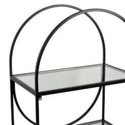 Étagère 3 Niveaux En Verre Et Fer Noir H120cm - Lernet 10 Étagère 3 Niveaux En Verre Et Fer Noir H120cm - Lernet -Magasin Général Pour La Maison etagere 3 niveaux en verre et fer noir h120cm lernet 40953 40953 DET01 WEB