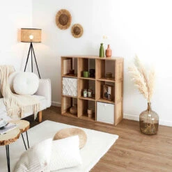 Etagère Module 9 Cases 99x99.6cm - Baia 7 Etagère Module 9 Cases 99x99.6cm - Baia -Magasin Général Pour La Maison etagere module 9 cases 99x99 6cm baia 664454 664454 FRN05 WEB