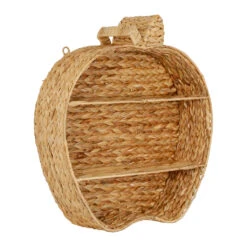 Etagere Murale 2 Niveaux En Jacynthe D'eau Et Fer Naturel H59cm - Pomme 4 Etagere Murale 2 Niveaux En Jacynthe D'eau Et Fer Naturel H59cm - Pomme -Magasin Général Pour La Maison etagere murale 2 niveaux en jacynthe d eau et fer naturel h59cm pomme 467363 DET01 WEB