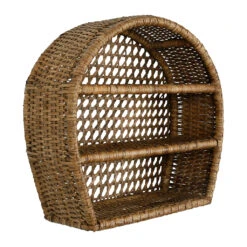 Étagère Murale 3 Niveaux En Rotin Brun H41cm - Ednna -Magasin Général Pour La Maison etagere murale 3 niveaux en rotin brun h41cm ednna 38020 38020 DET01 WEB