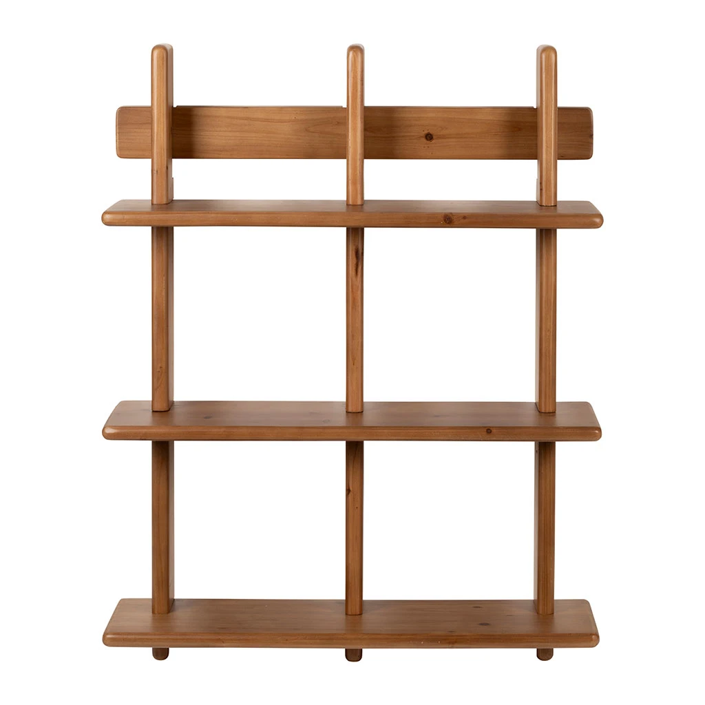 Etagère Murale 3 Niveaux En Sapin Naturel H78cm - Tradition 2 Etagère Murale 3 Niveaux En Sapin Naturel H78cm - Tradition – Image 2