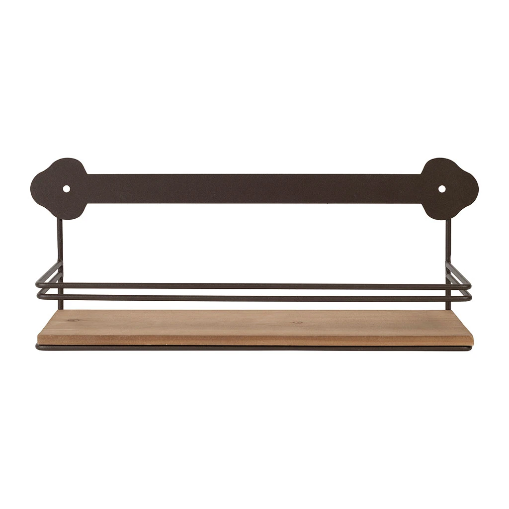 Etagère Murale En Fer Brun - Maison De Famille 2 Etagère Murale En Fer Brun - Maison De Famille – Image 2