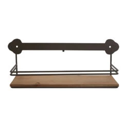 Etagère Murale En Fer Brun - Maison De Famille