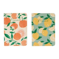 Etui Passeport X2 Multicolore 10x15cm Papier Coton Recyclé - Retro Summer