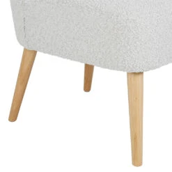 Fauteuil Bouclette Blanc - Eleonor 9 Fauteuil Bouclette Blanc - Eleonor -Magasin Général Pour La Maison fauteuil bouclette blanc eleonor 320048 320048 DET03 WEB