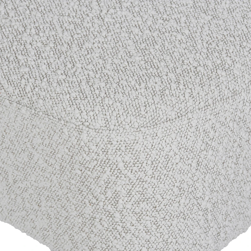 Fauteuil Bouclette Blanc - Eleonor 6 Fauteuil Bouclette Blanc - Eleonor – Image 6