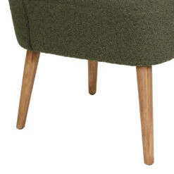 Fauteuil Bouclette Vert - Eleonor -Magasin Général Pour La Maison fauteuil bouclette vert eleonor 320050 320050 DET03 WEB