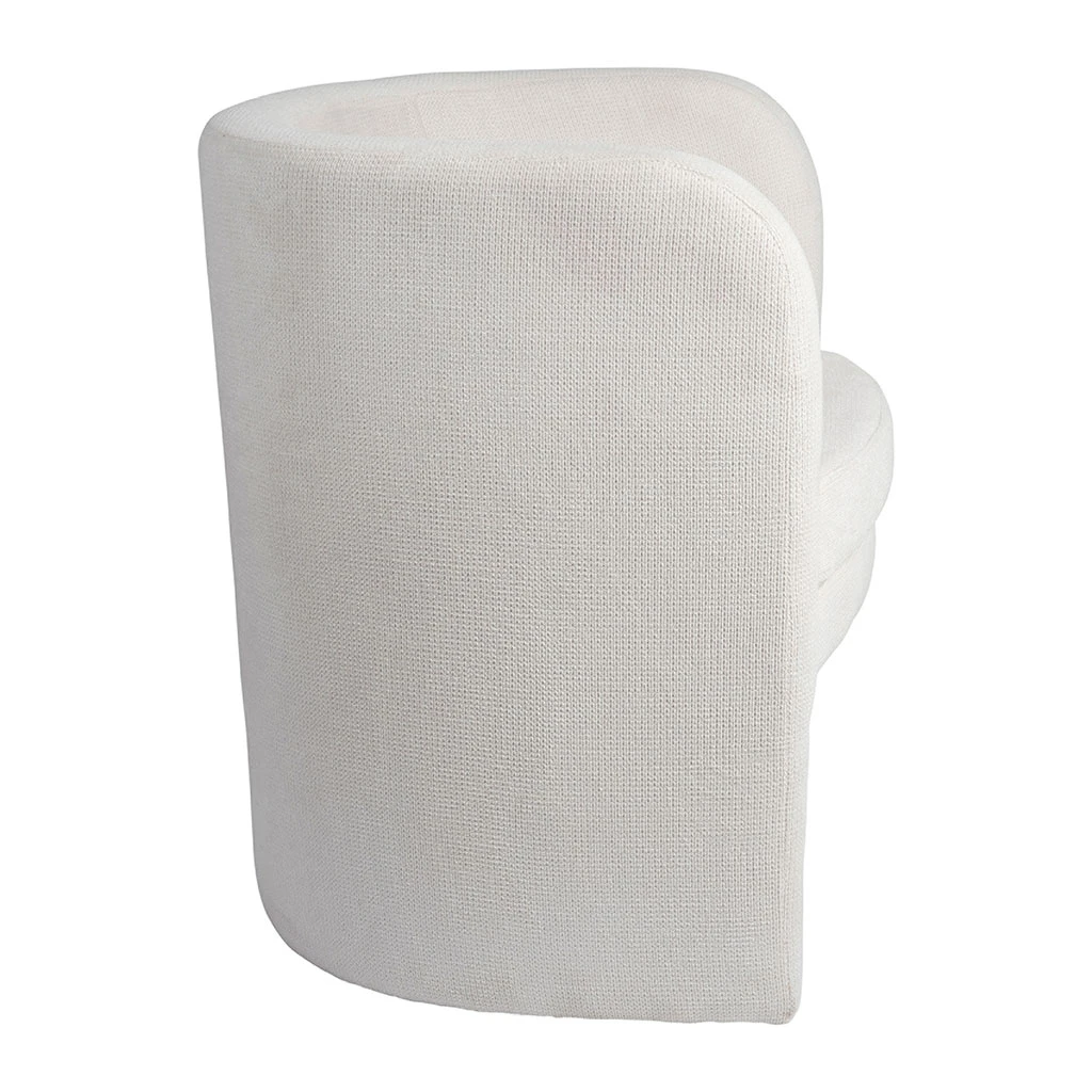 Fauteuil Club En Tissu écru - Tessia 3 Fauteuil Club En Tissu écru - Tessia – Image 3