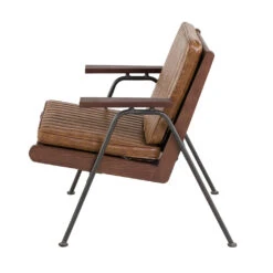 Fauteuil Effet Cuir Marron Clair - Lewis 8 Fauteuil Effet Cuir Marron Clair - Lewis -Magasin Général Pour La Maison fauteuil effet cuir marron clair lewis 606285 606285 FRN04 WEB 2