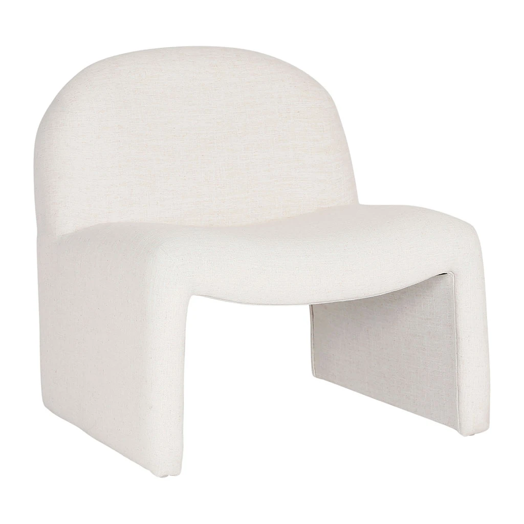 Fauteuil En Lin écru - Minimal 2 Fauteuil En Lin écru - Minimal – Image 2