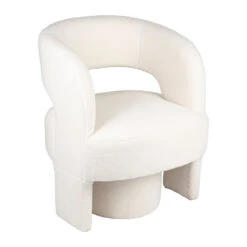 Fauteuil Avec Tabouret Bouclette Ecru - Organic 11 Fauteuil Avec Tabouret Bouclette Ecru - Organic -Magasin Général Pour La Maison fauteuil en polyester metal ecru 67 5x65 5xh79 organic 77186 77186 DET03 WEB