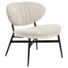 Fauteuil En Tissu Beige - Burma