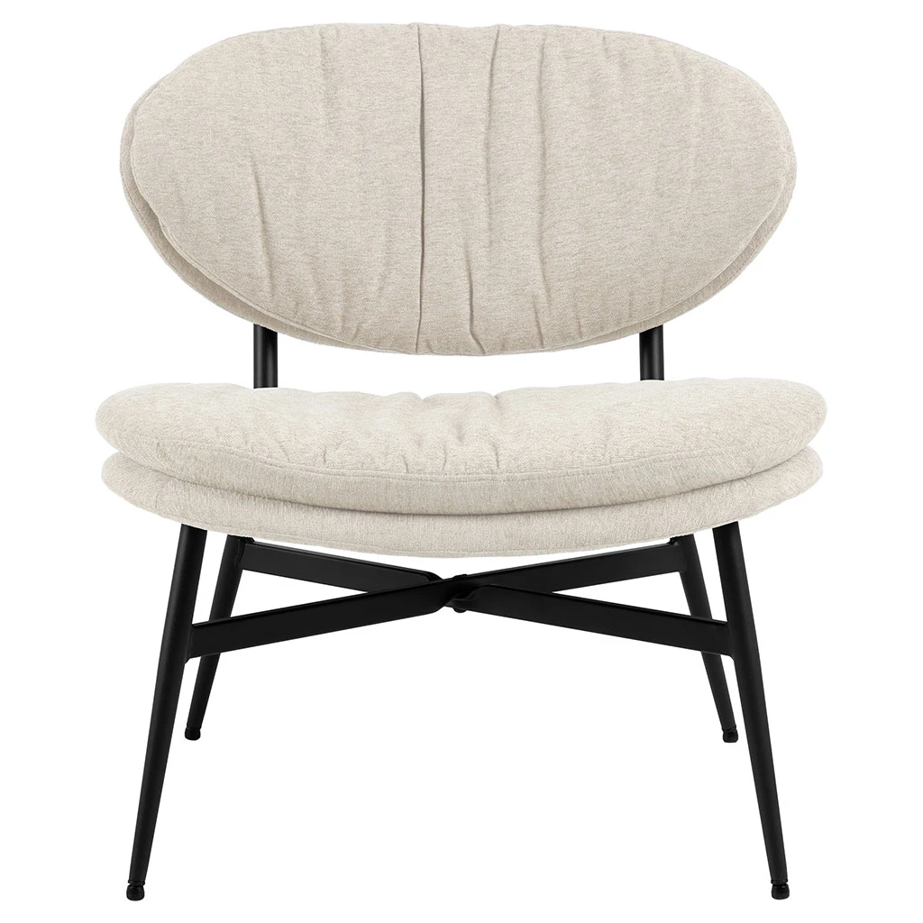 Fauteuil En Tissu Beige - Burma 2 Fauteuil En Tissu Beige - Burma – Image 2