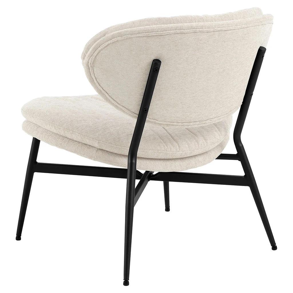 Fauteuil En Tissu Beige - Burma 3 Fauteuil En Tissu Beige - Burma – Image 3