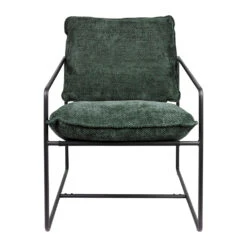 Fauteuil En Tissu Et Fer émeraude - Elément