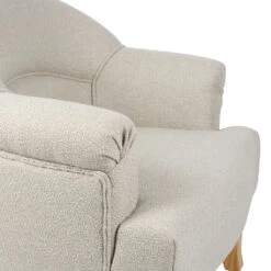Fauteuil En Tissu Et Hévéa Beige - Cheverny -Magasin Général Pour La Maison fauteuil en tissu et hevea beige cheverny 202206 202206 DET03 WEB 1