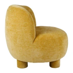 Fauteuil En Tissu Moutarde - Botanik -Magasin Général Pour La Maison fauteuil en tissu moutarde botanik 79165 79165 DET02 WEB 1