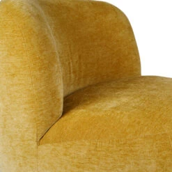 Fauteuil En Tissu Moutarde - Botanik -Magasin Général Pour La Maison fauteuil en tissu moutarde botanik 79165 79165 DET03 WEB 1